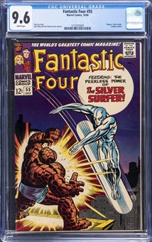 1966 Marvel Comics "Fantastic Four" #55 - CGC 9.6 White Pages